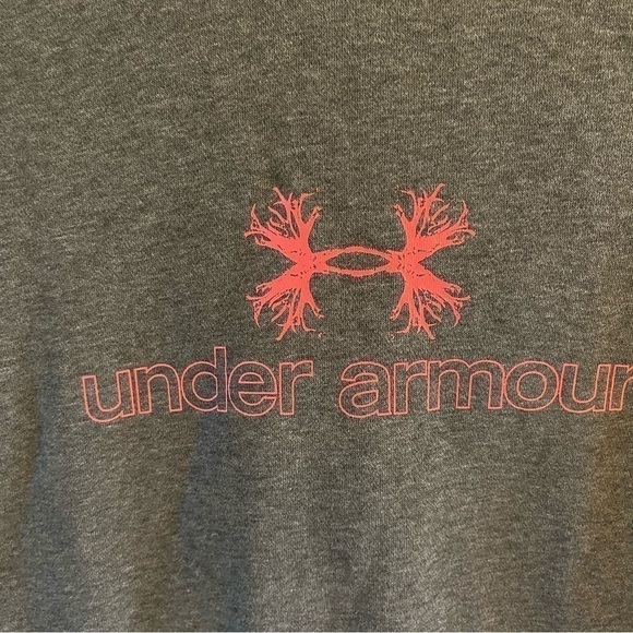 Under armour hoodie hunting antler logo gray pink size small - Picture 5 of 9